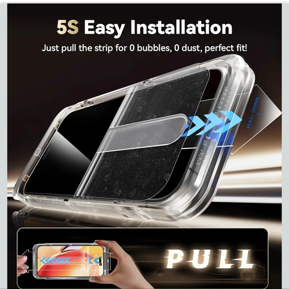 OPXYL 9H+ Tempered HD Screen Glass Protector for iPhone 16 Pro Max.